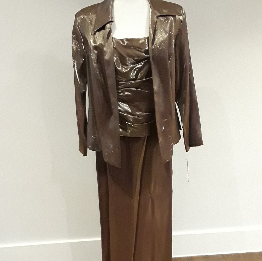 Brown dress set